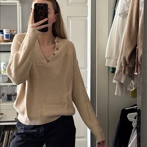 Cream Knit Sweater